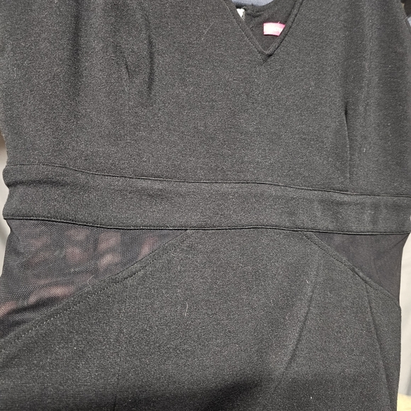 Walter by Walter Baker Little Black Dress with Mesh Cutouts size Large - Picture 5 of 9